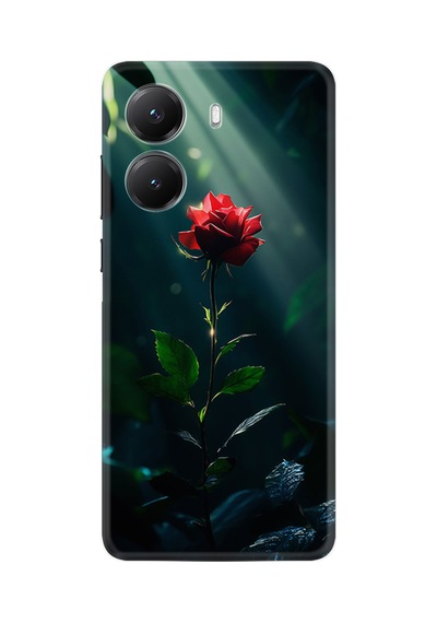 Xiaomi Poco X7 Pro Kılıf Limited Resimli Kırmızı Gül 227