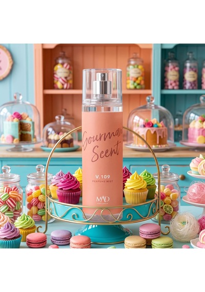 V109 200 Ml Kadın Parfüm Body Mist Şeftali, Yasemin, Vanilya, Amber