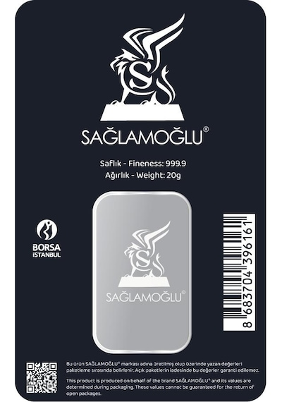20 Gram Külçe Gümüş Sanal Kuyumculuk Sanalg20999