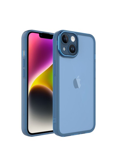 Apple Uyumlu iPhone 14 Plus Kılıf Kamera Korumalı Transparan Zore Post Kılıf