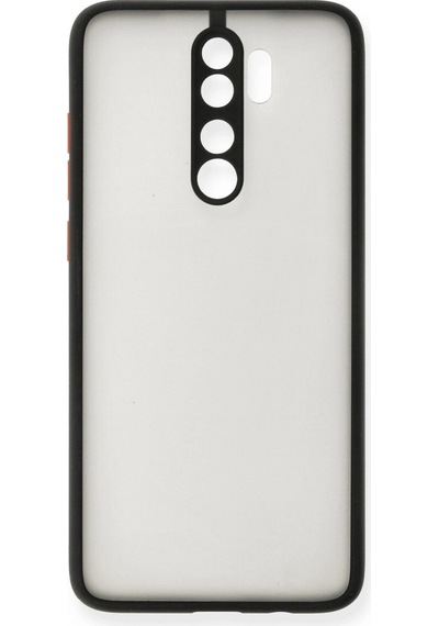 Xiaomi Redmi Note 8 Pro Kılıf Montreal Silikon Kapak Siyah