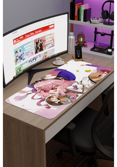 Dori Genshin Impact Anime Gacha V5 - 90x40 Xxl Gaming Mouse Pad Fare Altlığı