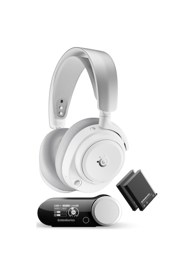 Steelseries Arctis Nova Pro Omni Wireless Ve Bluetooth Hi-res Oyuncu Kulaklığı - Beyaz