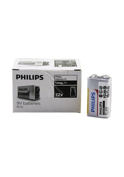 Phılıps 6f-22 Pil 9v 12 Adet Extra Çinko Klorür
