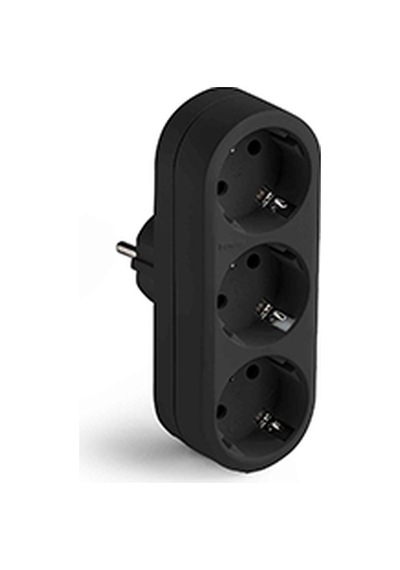 Famatel Adaptör 3â Lü 16a 250v Siyah Nuevos Adaptadores