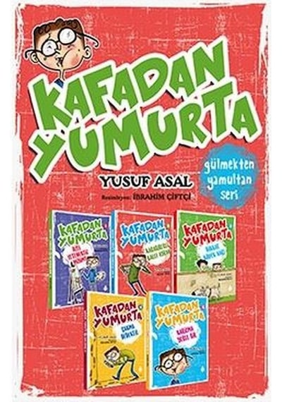 Kafadan Yumurta Seti - 5 Kitap Takım - Yusuf Asal - Uğurböceği