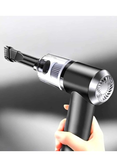 Siyah Şarjlı Araç İçi Süpürge 120w 5500pa Yüksek Emiş Gücü