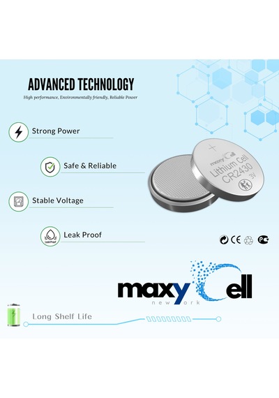 Maxycell 6 Adet 2430 Cr2430 Dl2430 3v Lityum Madeni Para Pilleri