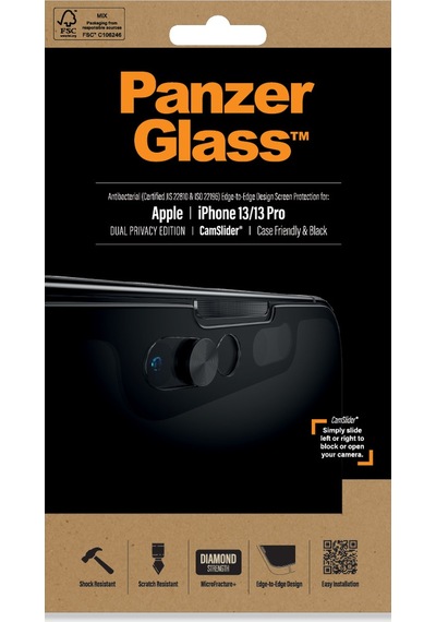 Panzerglass Apple Uyumlu iPhone 13 13 Pro Edge-to-edge Gizli/hayalet Ekran Koruyucu