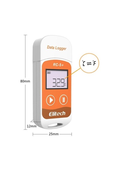 Elitech Rc-5+ Plus Sıcaklık Kayıt Cihazı Datalogger otomatik Pdf