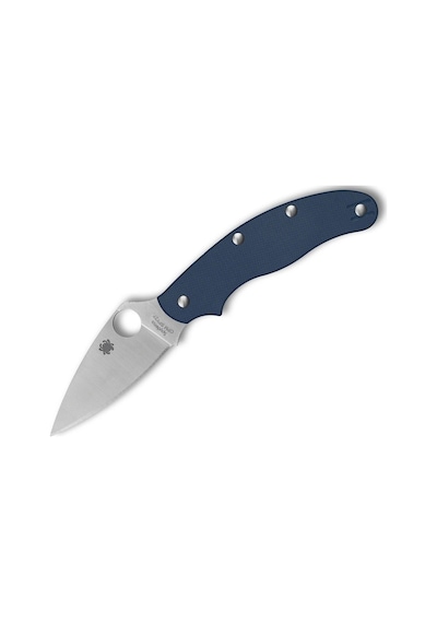 Spyderco Uk Penknife Cobalt Blue G-10 Cpm Spy27 Plainedge Kamp Çakı Mavi