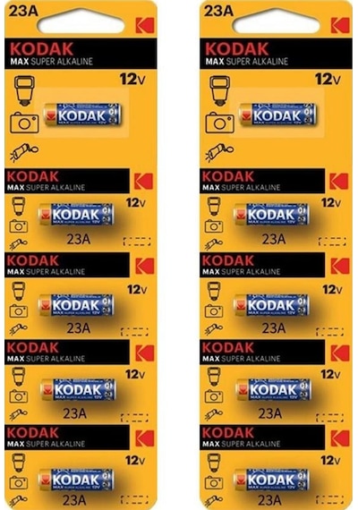 Kodak 23 A 12 Volt 2 Paket 5 li Pil