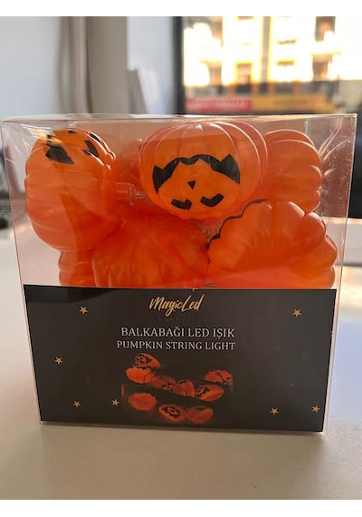 Halooween Balkabağı Led Işık Pilli Diğer