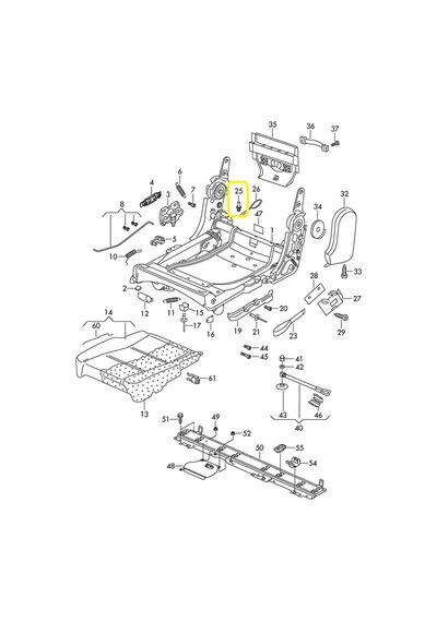 VW Audi GERME Perçini Klips 7L6868307 8Z0857784 HSK0460