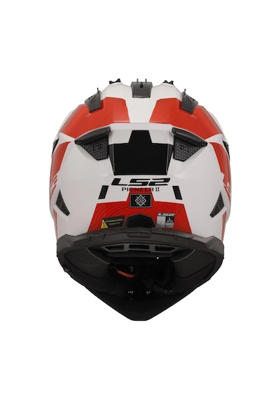Ls2 Pıoneer 2 Hıll Whıte Red Renkli