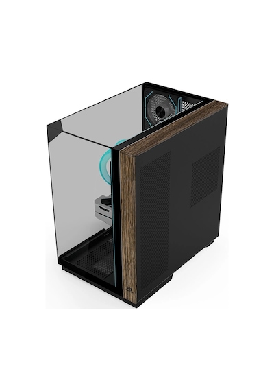 Powerboost Eclıpse 8 Argb Fan Triple Temperli Cam Type-c Mid-t Ahşap Sea View Atx Gaming Siyah Kasa