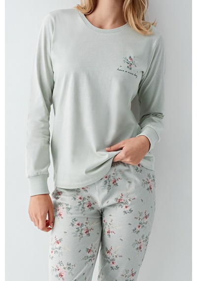 Rolypoly Kadın Yeşil Pijama Takımı Rp3703-s-v1 Yeşil