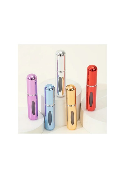 5 Adet 5ml Mini Parfüm Atomizer, Alt Dolum Seyahat Taşınabilir Parfüm Sprey Şişesi,