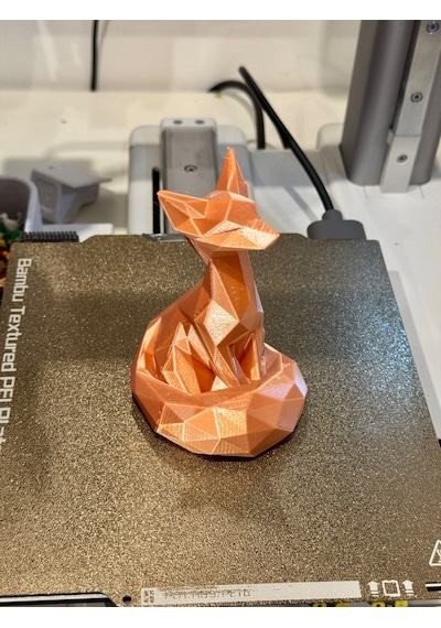 Tilki Salon Sehpa Süsü Olarak Hediyelik Dekoratif Obje Figür 15 Cm
