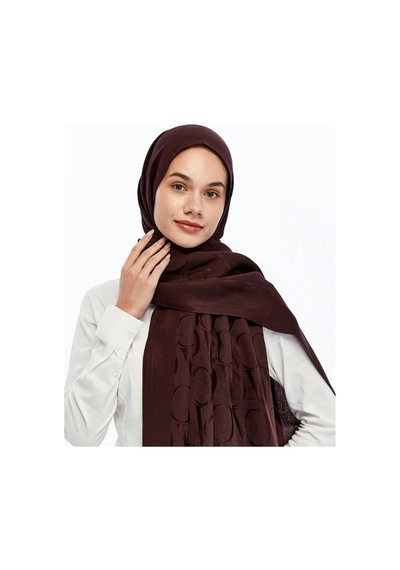Valentino Orlandi Alia Şal - Vo Motif Desen - Bordo