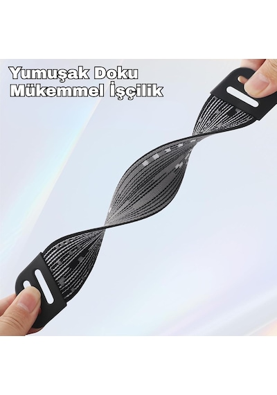 Logitech G733 / G535 / G335 İle Uyumlu Yedek Kafa Bandı - Yumuşak Esnek Kumaş, Uzun Ömürlü Ve Ekstra Dayanıklı Yapı Siyah - Gri