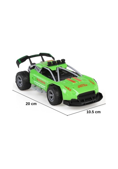 Şarjlı Ve Darbeye Dayanıklı Rc Araba - Super Racer 1:18 Off-road Yeşil