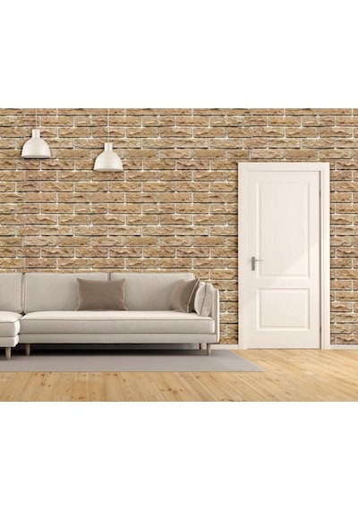 Taş Desen Duvar Kağıdı Duvar Ölçülerine Göre Üretim (397295007)
