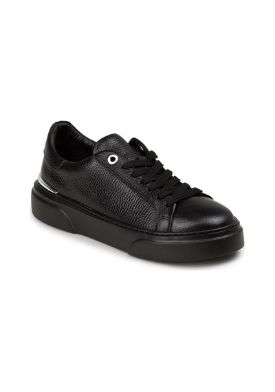 Deery Kadın Hakiki Deri Siyah Sneaker Ayakkabı - 00502zsyhe03