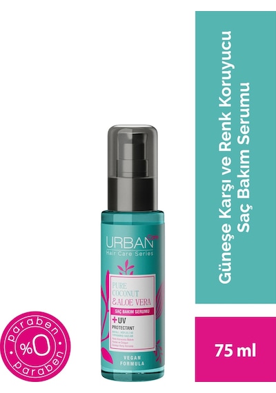 Urban Care Pure Coconut ve Aleo Vera Renk Koruyucu Saç Serumu 75 ML