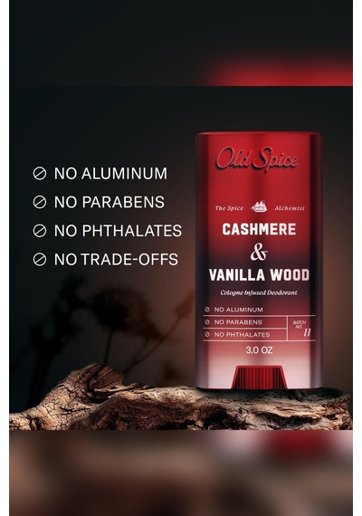 Old Spice Cashmere & Vanilla Wood Alüminyumsuz Stick Deodorant 85gr