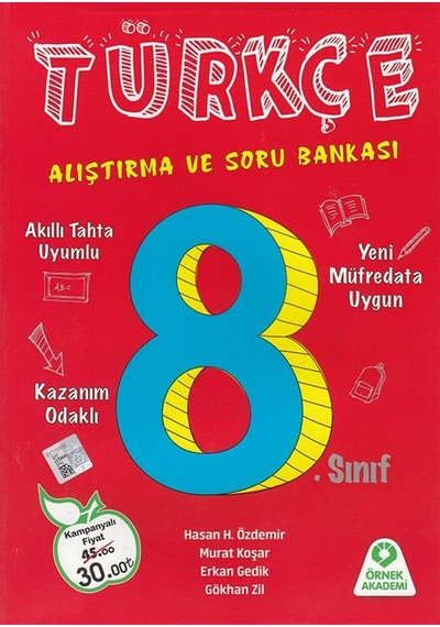 Örnek Akademi 8. Sınıf Türkçe Alıştırma Ve Soru Bankası