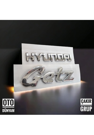 Hyundai Getz Arka Bagaj 100 Mm - 15 Mm 2004 2010 · "hyundai Getz" 3d Bagaj Yazısı