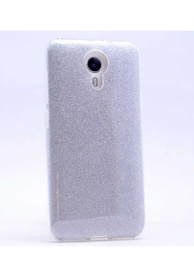 General Mobile 4g Android One Kılıf Zore Shining Silikon Gümüş