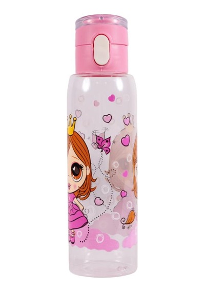 Herevin 161417-820 Askılı Desenli Opak Desenli Matara 500 Ml Pembe