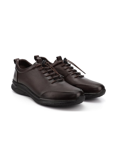 Gönderi(R) Erkek Kahverengi Bağcıklı Kauçuk Taban Hakiki Deri Sneaker Ddma73542630 Kahverengi