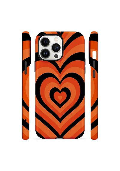 Velvoria Valestra Retro Heart Wave Apple iPhone Uyumlu 14 Pro Max Darbe Korumalı Kılıf Valestra Select - Retro Heart Wave