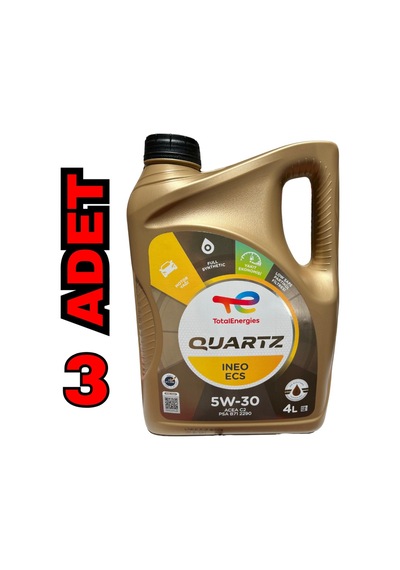 Total Quartz Ineo Ecs 5W-30 Tam Sentetik Motor Yağı 3 x 4 L