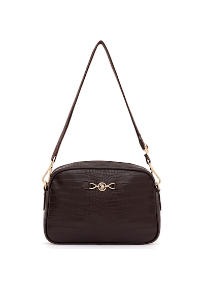 U.S. Polo Assn. Kadın Kahverengi Kroko Çapraz Çanta 50317817-VR029