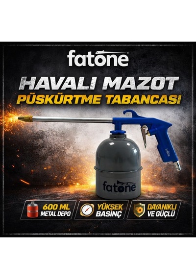 Fatone Havalı Mazot Püskürtme Tabancası Metal 600 Ml