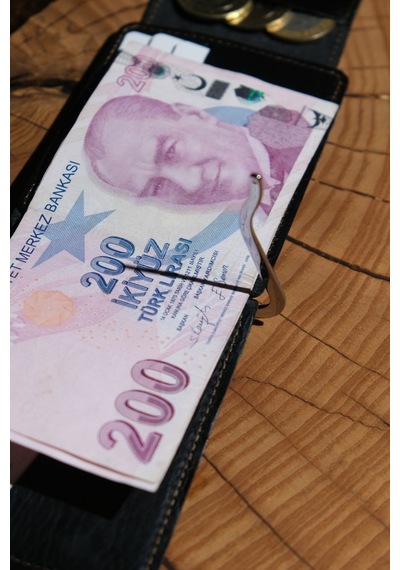Lenax Leather Milano Hakiki Deri Cüzdan Kartlık Nakit Para Klipsli Bozuk Para Cepli Erkek Cüzdan Siyah
