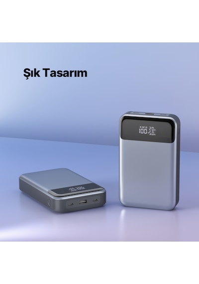 Ttec Recharger Pro Lcd 20.000mah Pd 130w Taşınabilir Hızlı Şarj Aleti/powerbank 2bb218ug Renkli