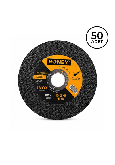 Roney 125 1 Inox Kesici Taş 50 Adet
