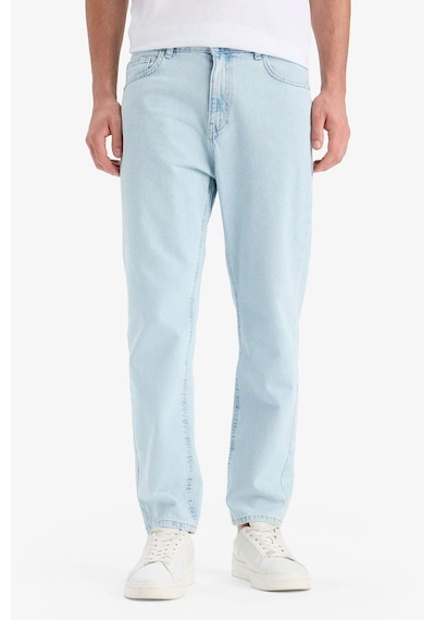 DeFacto %100 Pamuk 90's Slim Fit Dar Kalıp Yüksek Bel Dar Paça Jean Pantolon E7281AX25SMNM63