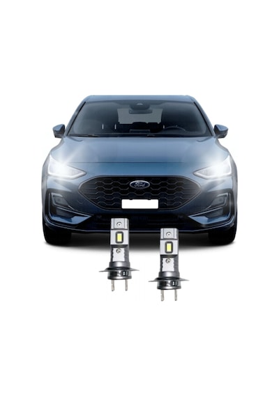 Megamarket06 Ford Focus 4 Led Kısa Far Ampulü H7 Mini Led 2'li Set