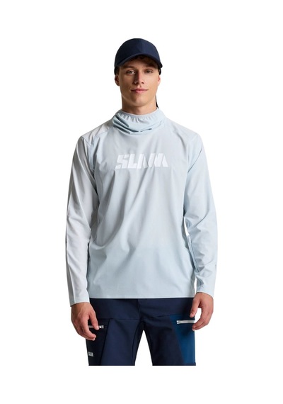 Slam Slam Od Tech Hooded Erkek Gri Tişört W068 Çok Renkli