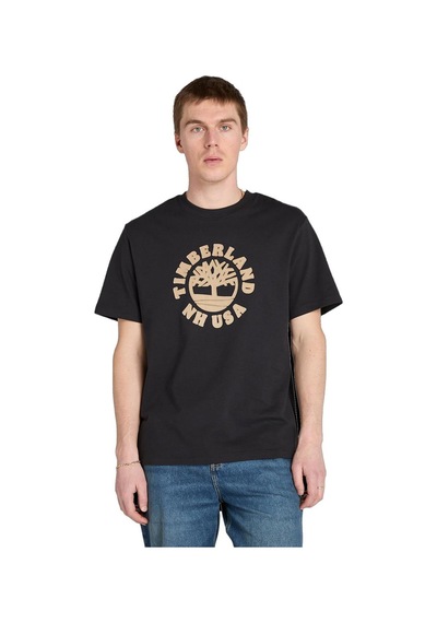 Timberland Holiday Front Graphic Ss Tee T-shirt - Tb0a5mj20011-11411 Black