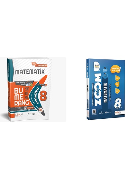 Günay Güncel 8. Sınıf Matematik Bumerang Etkinlikli Kitap Konu