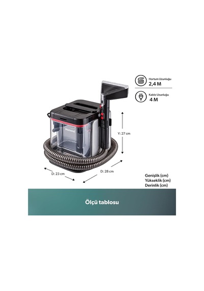 Tr Stain-x 1257h 2 İn 1 Halı Ve Buharlı Temizleme Makinesi