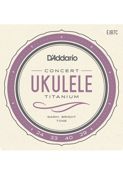 Daddario Ej87C Titanium Ukulele Concert Takım Tel
