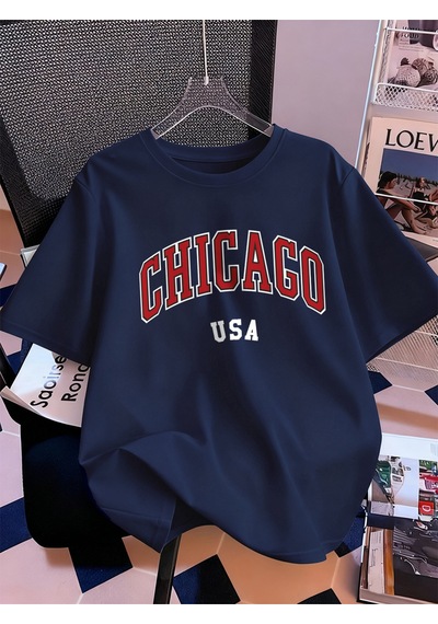 Noıssey Urban Pop Graphic Kadın Tişört Koleksiyonukod 5223 Lacivert